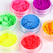 Load image into Gallery viewer, 1PC Neon Loose Powder Eyeshadow Pigment Matte Mineral Spangle Nail Powder Shimmer Shiny Eye Shadow Woman Beauty Makeup Cosmetics