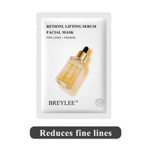 Load image into Gallery viewer, BREYLEE Face Mask Collagen Facial Sheet Mask Retinol Acne Treatment Serum Whitening Moisturizer Skin Care Anti Aging Vitamin C