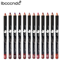 Load image into Gallery viewer, 12 Colors/Set Sexy Matte Lip Stick Lipliner Lip Liner Pencil Matt Nude Lipsliner Pen Set Beauty Makeup Tool Cosmetic