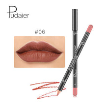 Load image into Gallery viewer, 12 Colors/Set Sexy Matte Lip Stick Lipliner Lip Liner Pencil Matt Nude Lipsliner Pen Set Beauty Makeup Tool Cosmetic