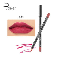 Load image into Gallery viewer, 12 Colors/Set Sexy Matte Lip Stick Lipliner Lip Liner Pencil Matt Nude Lipsliner Pen Set Beauty Makeup Tool Cosmetic