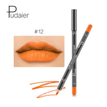 Load image into Gallery viewer, 12 Colors/Set Sexy Matte Lip Stick Lipliner Lip Liner Pencil Matt Nude Lipsliner Pen Set Beauty Makeup Tool Cosmetic