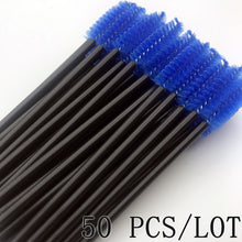 Load image into Gallery viewer, 50 Pcs Eyelash Brushes Makeups Brushes Disposable Mascara Wands Applicator Eye lashes Cosmetic Brush Maquiagem Cilio Makeup Tool