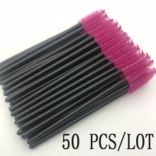 Load image into Gallery viewer, 50 Pcs Eyelash Brushes Makeups Brushes Disposable Mascara Wands Applicator Eye lashes Cosmetic Brush Maquiagem Cilio Makeup Tool