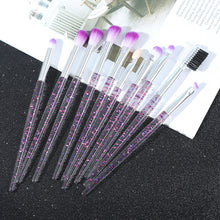 Load image into Gallery viewer, Glitter 10pcs Lovely Pink Unicorn Eye Brushes Set Eyeliner Eyebrow Eyeshadow Makeup Brushes Set Cosmetic Beauty maquiagem Tools