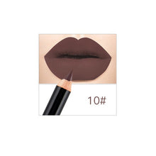 Load image into Gallery viewer, 12 Colors Fashion Matte Lip Liner lipstick pen Long Lasting Pigments Waterproof no blooming Smooth soft Makeup tools lips TSLM1