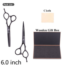 Load image into Gallery viewer, 5.5" AQIABI Hairdressing Scissors Hair Professional Thinning Shears Set Hair Cutting Scissors Barber Scissors 440C Japan A1029