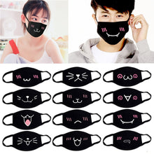 Load image into Gallery viewer, ZWZCYZ Black Cotton Mouth Mask Unisex Teens Anti-Dust Mask Anime Mask Fashion Health Face Mouth Mask 12 Colors