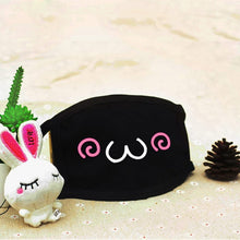 Load image into Gallery viewer, ZWZCYZ Black Cotton Mouth Mask Unisex Teens Anti-Dust Mask Anime Mask Fashion Health Face Mouth Mask 12 Colors