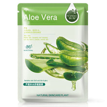Load image into Gallery viewer, Skin Care Six Fruit Plant Facial Mask Moisturizing Oil-control Blueberry Cucumber Pomegranate Fruit Aloe Sheet Mask Face Mask
