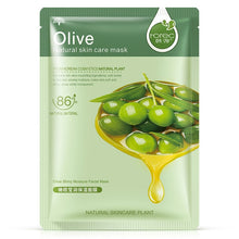 Load image into Gallery viewer, Skin Care Six Fruit Plant Facial Mask Moisturizing Oil-control Blueberry Cucumber Pomegranate Fruit Aloe Sheet Mask Face Mask