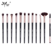 Load image into Gallery viewer, Anmor Makeup Brushes Set 3-12pcs/lot Eye Shadow Blending Eyeliner Eyelash Eyebrow Make up Brushes Professional Eyeshadow Brush