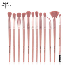 Load image into Gallery viewer, Anmor Makeup Brushes Set 3-12pcs/lot Eye Shadow Blending Eyeliner Eyelash Eyebrow Make up Brushes Professional Eyeshadow Brush