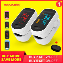 Load image into Gallery viewer, Oxymètre De pouls numérique médical LED oxymètre De fréquence cardiaque d'oxygène sanguin SpO2 moniteurs De santé Oximetro De Dedo