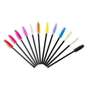 200pcs Eyelash Brushes For Extension Disposable Eyebrow Brush Mascara Wand Applicator Eyelash Cosmetic Brushes Makeup Tool