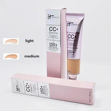 Load image into Gallery viewer, Face Concealer It Cosmetics CC+ Cream Illumination SPF 50 Full Cover Medium or Light Hide Blemish Corrector It&#39;s Skin Makeup
