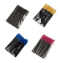 Load image into Gallery viewer, Eyelash Extension Disposable Eyebrow brush Mascara Wand Applicator Spoolers Eye Lashes Cosmetic Brushes Set makeup lashes tools
