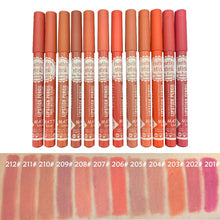 Load image into Gallery viewer, 3pcs Lipstick Pencil Waterproof Long Lasting 12 colors Matte Glitter Lip Liner Makeup Cosmetics
