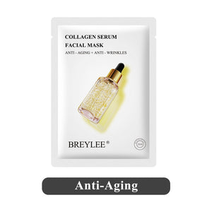 Face Mask Collagen Facial Sheet Mask Retinol Acne Treatment Serum Whitening Moisturizer Skin Care Vitamin C