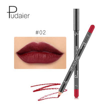 Load image into Gallery viewer, 12 Colors/Set Sexy Matte Lip Stick Lipliner Lip Liner Pencil Matt Nude Lipsliner Pen Set Beauty Makeup Tool Cosmetic
