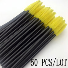 Load image into Gallery viewer, 50 Pcs Eyelash Brushes Makeups Brushes Disposable Mascara Wands Applicator Eye lashes Cosmetic Brush Maquiagem Cilio Makeup Tool
