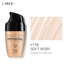 Load image into Gallery viewer, Makeup Base Face Liquid Foundation BB Cream Concealer Moisturizer Oil-control Whitening Waterproof Liquid Foundation Maquiagem
