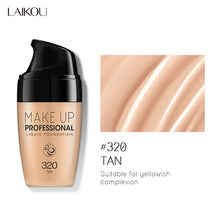 Load image into Gallery viewer, Makeup Base Face Liquid Foundation BB Cream Concealer Moisturizer Oil-control Whitening Waterproof Liquid Foundation Maquiagem
