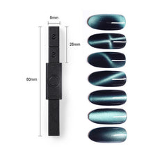 Load image into Gallery viewer, Magnetic Stick Nail Tools for 3D Cat Eye Gel Polish Magnetic Pen Strong Magic DIY Phantom S Shape Effect DIY Magnetic Board
