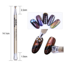 Load image into Gallery viewer, Magnetic Stick Nail Tools for 3D Cat Eye Gel Polish Magnetic Pen Strong Magic DIY Phantom S Shape Effect DIY Magnetic Board
