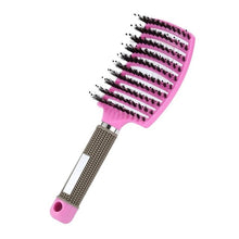 Load image into Gallery viewer, 2020 Women Hair Scalp Massage Comb Bristle &amp; Nylon Hairbrush Wet Curly Detangle Hair Brush for Salon Hairdressing Styling Tools

