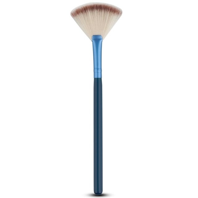 Cosmetic Tools Accessories Fan Shape Makeup Brush Highlighter Face Powder Brush 1 Pcs For Face Make Up