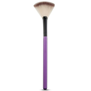 Cosmetic Tools Accessories Fan Shape Makeup Brush Highlighter Face Powder Brush 1 Pcs For Face Make Up