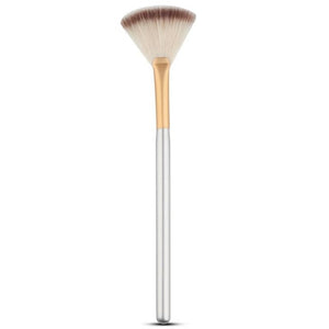 Cosmetic Tools Accessories Fan Shape Makeup Brush Highlighter Face Powder Brush 1 Pcs For Face Make Up