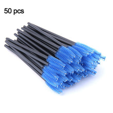 Load image into Gallery viewer, Eyelash Extension Disposable Eyebrow brush Mascara Wand Applicator Spoolers Eye Lashes Cosmetic Brushes Set makeup lashes tools
