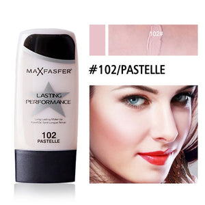 MAXFASFERX Face Liquid Foundation Makeup Base BB Cream Concealer Invisible Full Coverage Whitening Moisturizer Waterproof