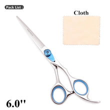 Load image into Gallery viewer, 5.5&quot; AQIABI Hairdressing Scissors Hair Professional Thinning Shears Set Hair Cutting Scissors Barber Scissors 440C Japan A1029
