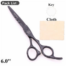 Load image into Gallery viewer, 5.5&quot; AQIABI Hairdressing Scissors Hair Professional Thinning Shears Set Hair Cutting Scissors Barber Scissors 440C Japan A1029
