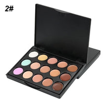 Load image into Gallery viewer, 15 Colors Face Concealer Palette Cream Contour Makeup Concealer Makeup Women Beauty Accessories
