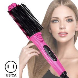 Comb Hot Comb Hair Straightener Hair Curler Curling Iron Electric Environmentally Friendly Titanium Alloy Comb Dropshipping VIP