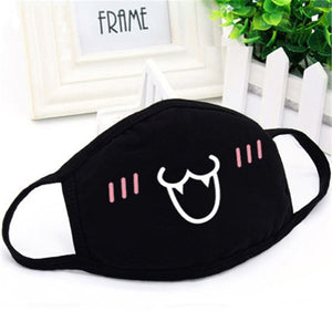 ZWZCYZ Black Cotton Mouth Mask Unisex Teens Anti-Dust Mask Anime Mask Fashion Health Face Mouth Mask 12 Colors
