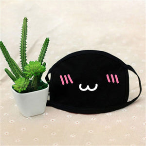 ZWZCYZ Black Cotton Mouth Mask Unisex Teens Anti-Dust Mask Anime Mask Fashion Health Face Mouth Mask 12 Colors