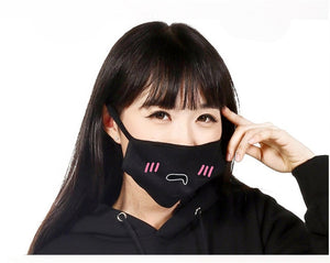 ZWZCYZ Black Cotton Mouth Mask Unisex Teens Anti-Dust Mask Anime Mask Fashion Health Face Mouth Mask 12 Colors