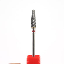 Load image into Gallery viewer, 28 Types Tungsten Blue Rainbow Carbide Nail Drill Bit Electric Nail Mills Cutter for Manicure Machine Nail Files Accessories
