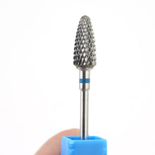 Load image into Gallery viewer, 28 Types Tungsten Blue Rainbow Carbide Nail Drill Bit Electric Nail Mills Cutter for Manicure Machine Nail Files Accessories
