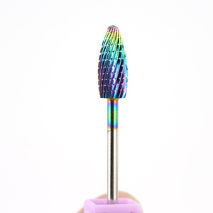 28 Types Tungsten Blue Rainbow Carbide Nail Drill Bit Electric Nail Mills Cutter for Manicure Machine Nail Files Accessories