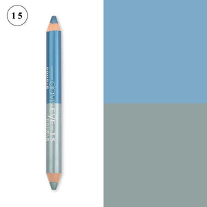 12 Colors Highlighter Glitter Eyeshadow Eyeliner Pen makeup durable Waterproof  sweatproof Double-Ended Eyes Pencil Makeup