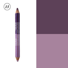 Load image into Gallery viewer, 12 Colors Highlighter Glitter Eyeshadow Eyeliner Pen makeup durable Waterproof  sweatproof Double-Ended Eyes Pencil Makeup
