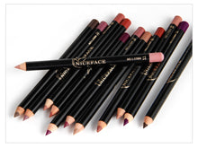 Load image into Gallery viewer, 12 Colors Lip Pencils Matte Lipliner Waterproof Smooth Colorful Silk Nude Lipstick Pen Long Lasting Pigments Lip Makeup TSLM1
