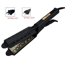 Load image into Gallery viewer, Hair Straightener Four-gear temperature adjustment Ceramic Tourmaline Ionic Flat Iron Curling iron Hair curler For Women hair
