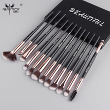 Load image into Gallery viewer, Anmor Makeup Brushes Set 3-12pcs/lot Eye Shadow Blending Eyeliner Eyelash Eyebrow Make up Brushes  Professional Eyeshadow Brush
